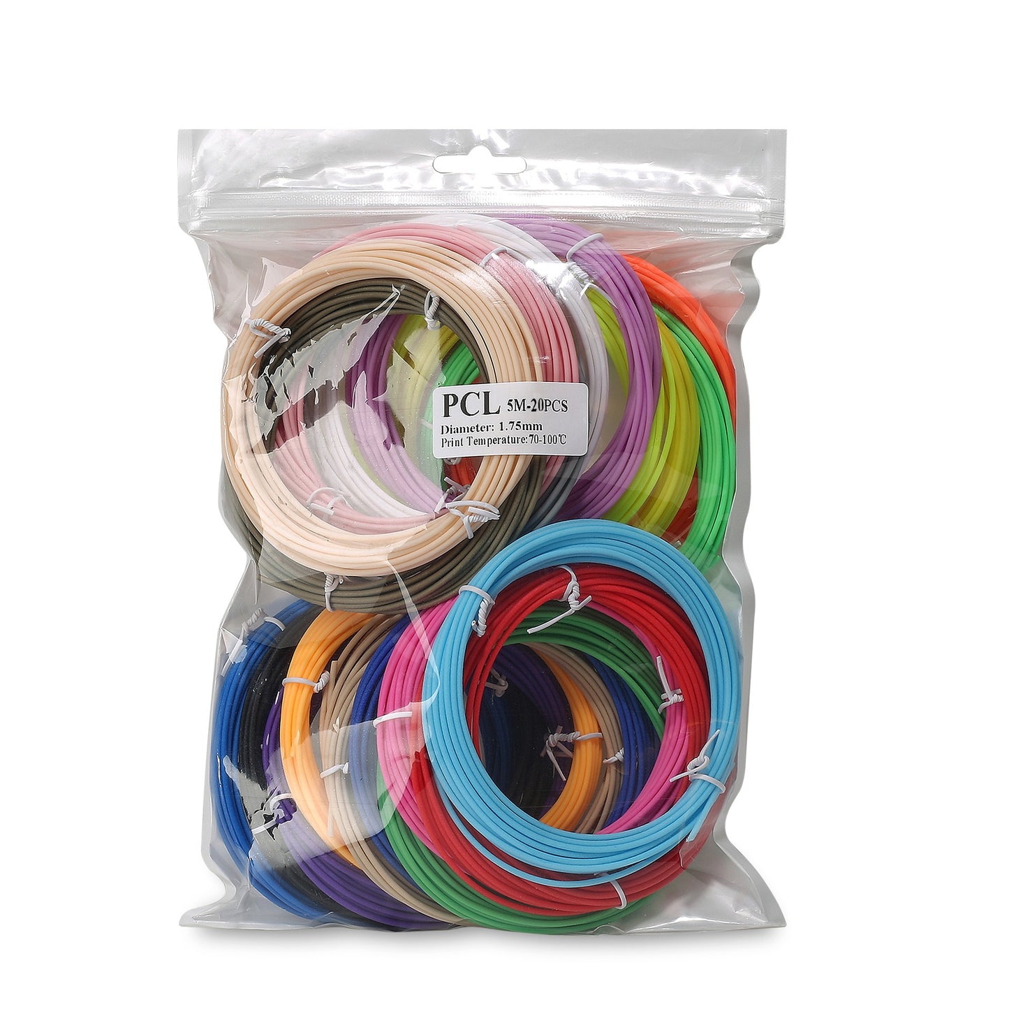 3D Printing Pen Low Temp PCL Wire 1.75mm 5M Set