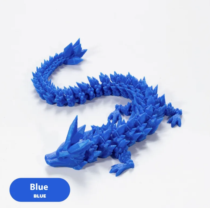 3D Printing Decoration Joint Movable Crystal Gem Dragon Hand-made
