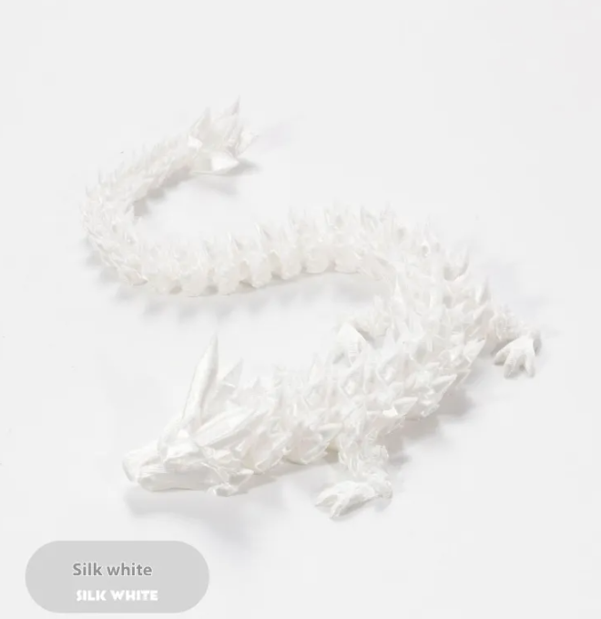 3D Printing Decoration Joint Movable Crystal Gem Dragon Hand-made