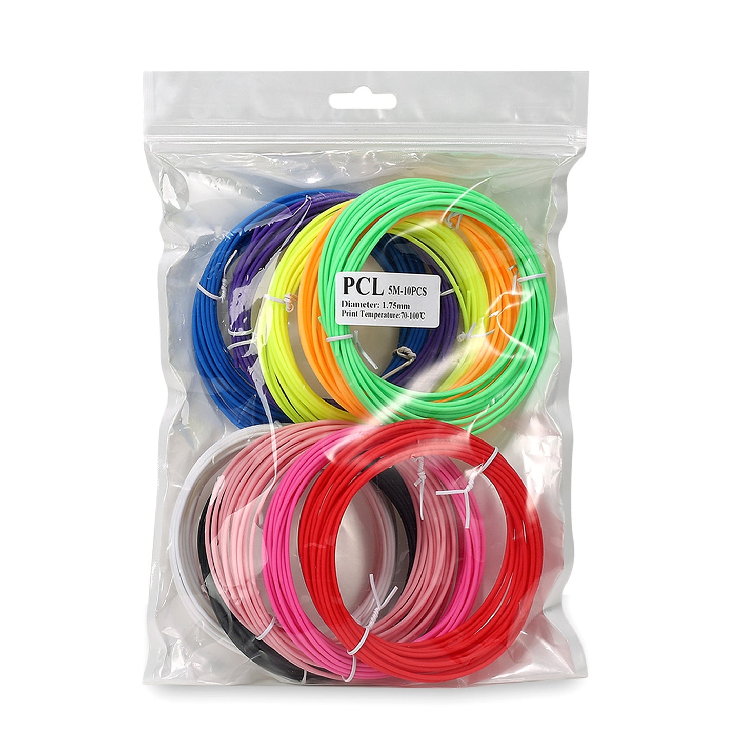 3D Printing Pen Low Temp PCL Wire 1.75mm 5M Set
